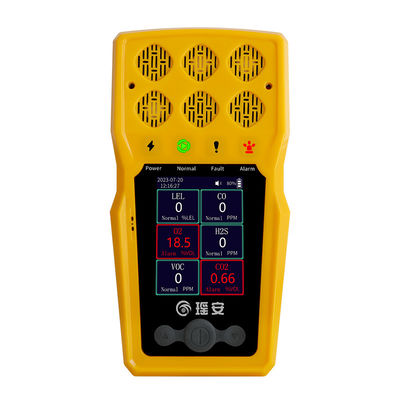 BTQ-YA-C100FT آشکارساز گاز دستی CO O2 H2S LEL تحلیلگر چند گازی قابل حمل