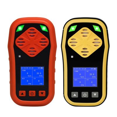 YA-CDX4 مانیتور گاز شخصی چهار H2s CO O2 CH4 4 در 1 مانیتور گاز قابل حمل ATEX گواهی