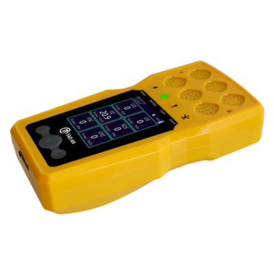 گواهینامه CE FCC 6 در 1 مانیتور گاز متعدد توسط Yaoan O2 CO H2S LEL VOC CO2 شارژ USB