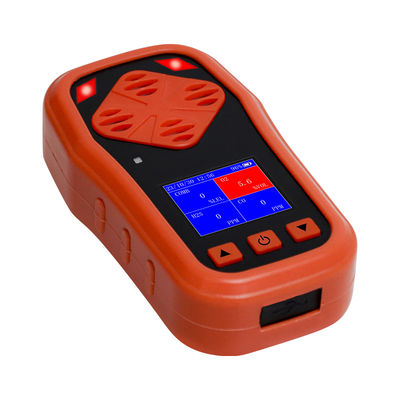 YAOAN CDX4 4 در 1 کشنده گاز چندگانه قابل حمل O2 / CO / H2S / EX کشنده گاز با صفحه LCD